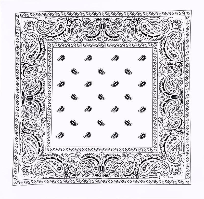 MD Style Extra Large Bandana 27” x 27” 100% Cotton for Men & Women Paisley Handkerchief Headband Scarf Jumbo Bandanas - Image 3